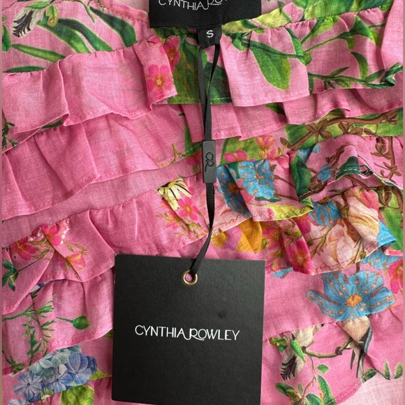 Cynthia Rowley Nola Ruffle Tank Blouse - Picture 16 of 17